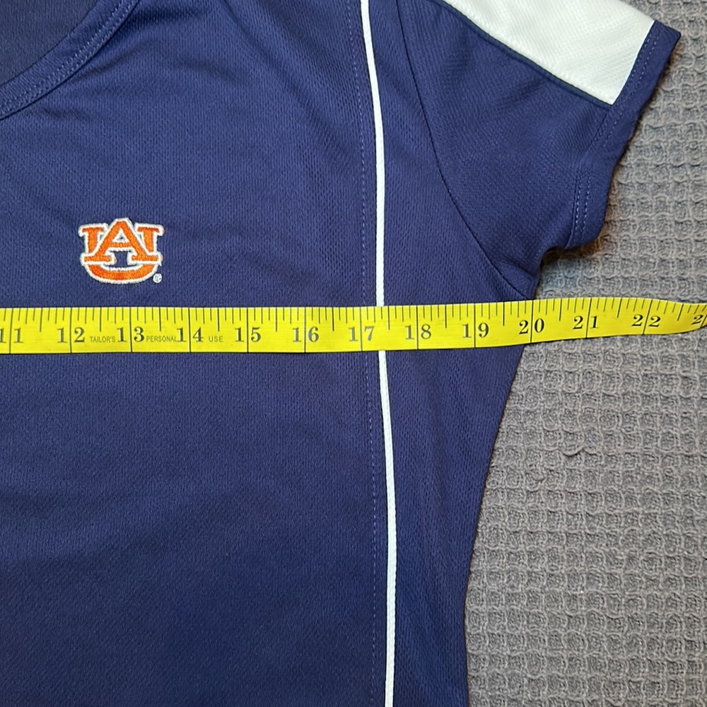 Pro Celebrity Women’s Auburn Tigers Short Sleeve V Neck Top Size Medium - Picture 7 of 8